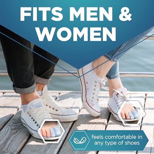 Image of Soft Gel Toe Caps with Healing Coconut Oil - 6 Reusable Big Toe Protectors for Ingrown or Missing Toenails, Corns, Calluses & Blister Relief