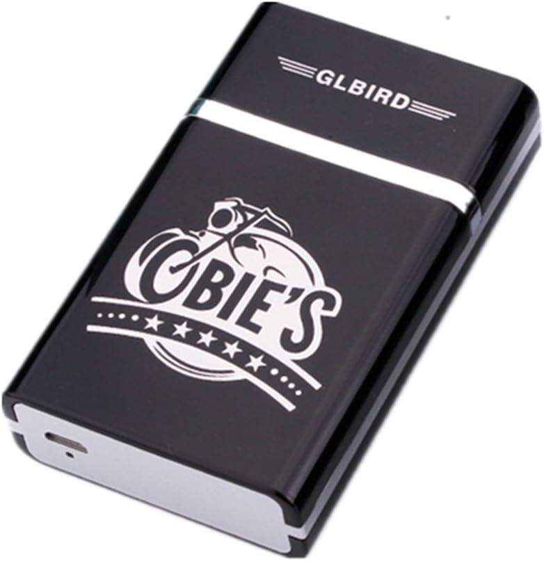 Bestwishes2u 1pcs USB Rechargeable Lighter Box Holder for