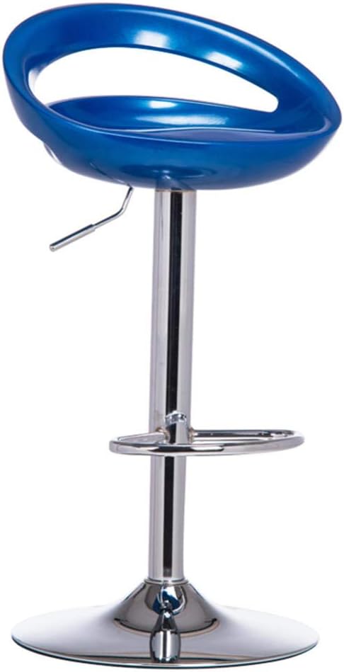 oanzryybz Bar swivel chair high chair lift bar chair front desk cash register chair home high stool simple bar stool@Flash blue_60-80cm
