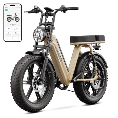 Image of TST Electric Bike for Adults, 48V 15Ah Battery for Urban Cycling, Fat Tire | 1500W Peak Motor, Dual Suspension ,7-speed Gears, 3 Working Modes, Suitable for Commuters and Beginner Cyclists, Powerful