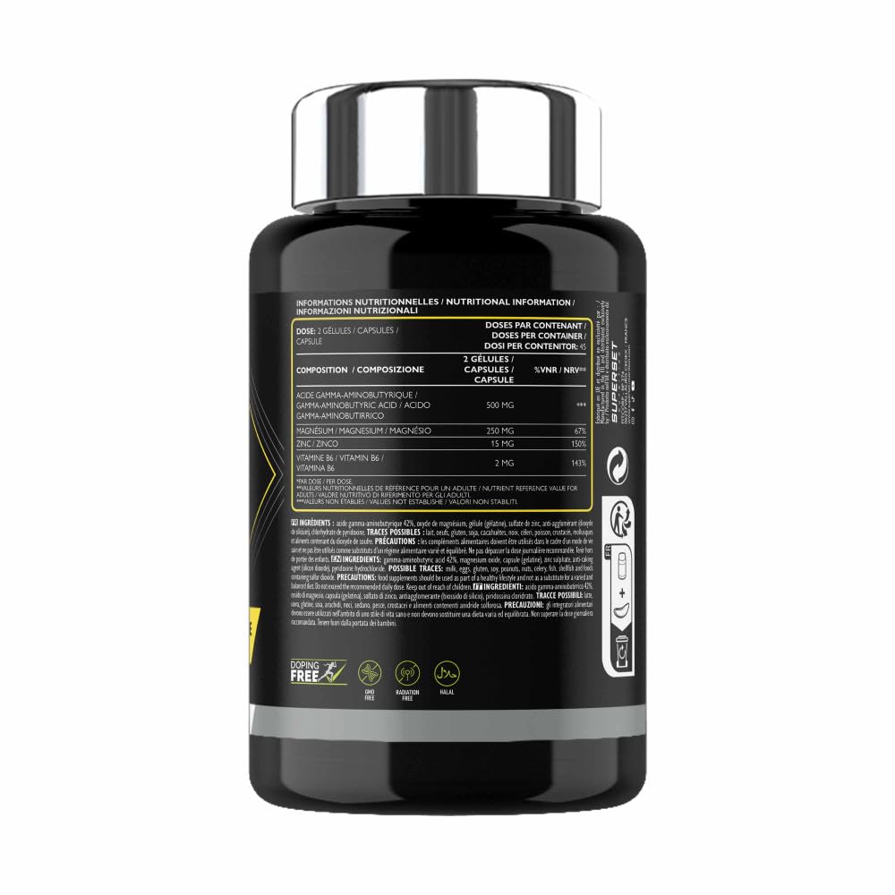 Superset Nutrition | Zmb Xtreme (90 Caps) | ZMB | Complexe de zinc, magnésium et B6 enrichi en GABA