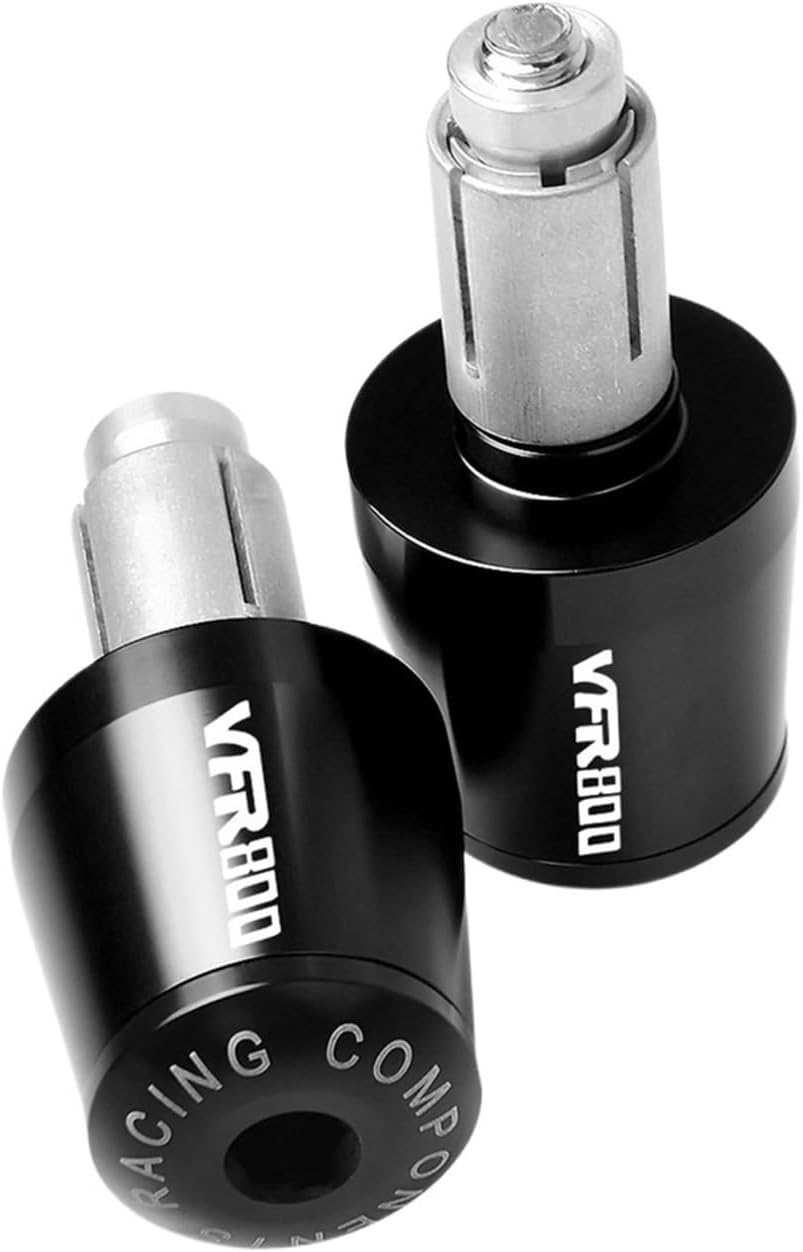 Motorcycle Handlebar Grips Ends Bar Ends Grip Caps Compatible With Hon Da VFR800 VFR 800 F 2002 2003 2015-2017(Blue)