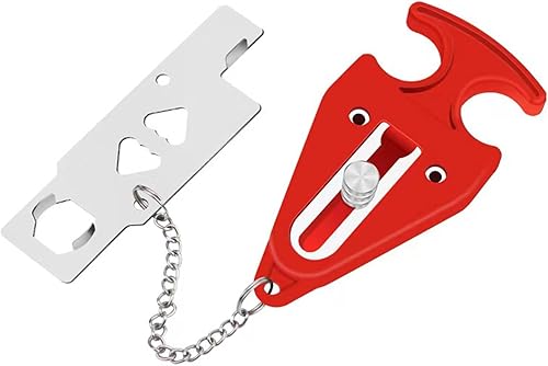 Cerradura de puerta con teclado portátil, seguridad para el hogar, cerraduras de bloqueo de viaje para seguridad adicional y privacidad, perfectas