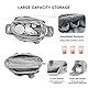 SONARIN Multifunktionale Stilvolle Baby Wickeltasche,Große Kapazität Wasserdicht Reise Wickeltasche Umhängetasche Tragetasche Henkeltaschen Portable Babytasche mit Schnullertasche(Grau)