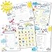 Baby Shower Games | 5 Games 50 Sheets Each 5x7 inches | Fun and Easy to Play Activities | Baby Predictions and Wishes/Advice, Bingo, What’s on Your Phone, Word Scramble and Price It Right