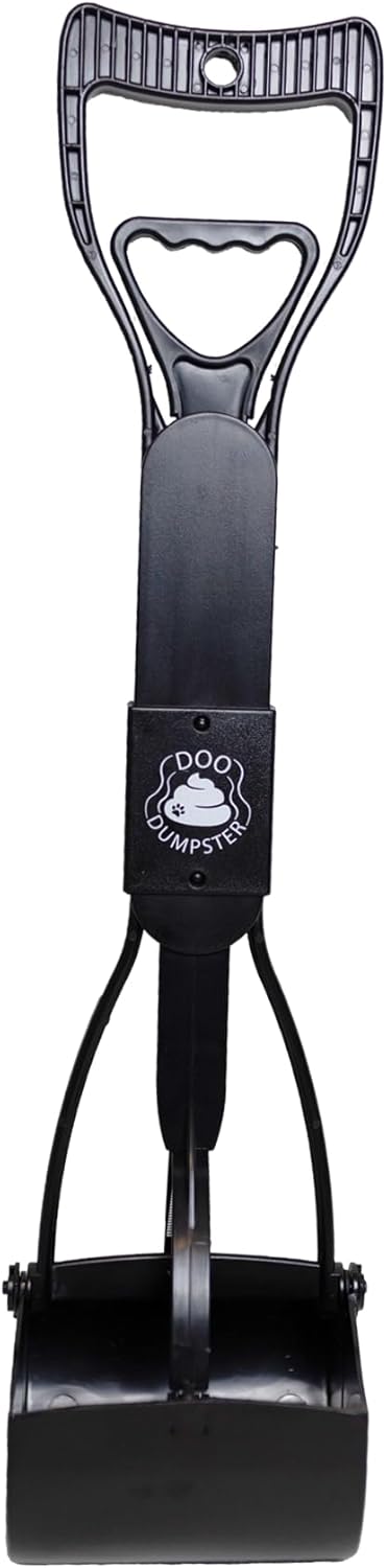 Doo Scoop - XL Dog Poop Scoop. Created for Any Dog Poop Size, XXS - XXL Dog Poop. Sturdy, Non-Breakable, Long Handle, High Strength Dog Poop Scoop for Outdoor or Indoor Pet Waste Management.