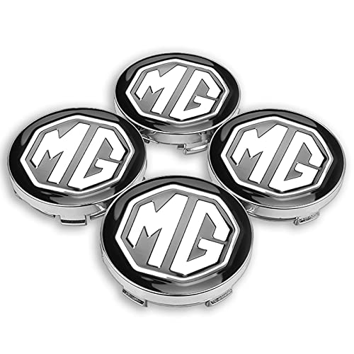 4pc 56mm 60mm MG Wheel Center Hub Caps Car Emblem Badge Logo Wheel Center Cap For MG 3 5 6 7 MORRIS GS GT MG350 MG3SW ZS GARAGES (Color : MG hub cap)