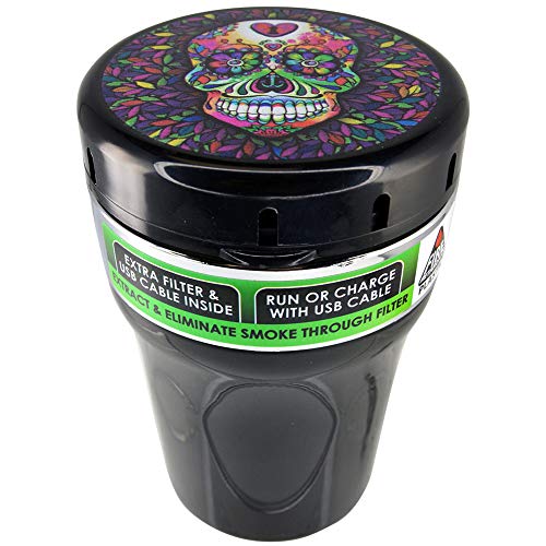 Novelty Inc. Butt Bucket Power Exhaust Car Ashtray with Built-in Fan and Carbon
