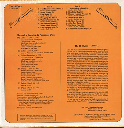 The Hi-Flyers 1937-41 (Western Swing)