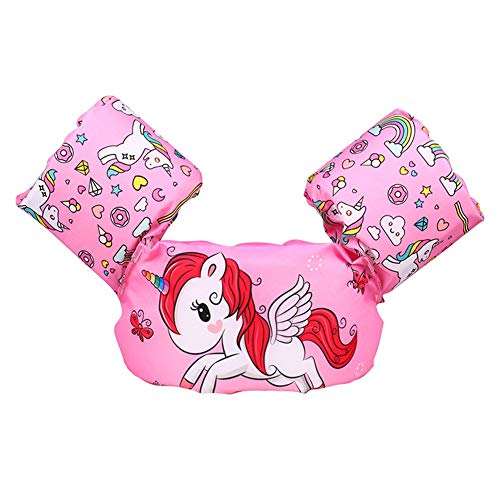 Ksnrang Kids Arm Float Vest for Swimming Pool Jacket for Baby/Infant/Toddler Swim training Aids for Kids Learn to Swim Aids Vest for Toddlers - 22-66lbs (unicorn, Kids)