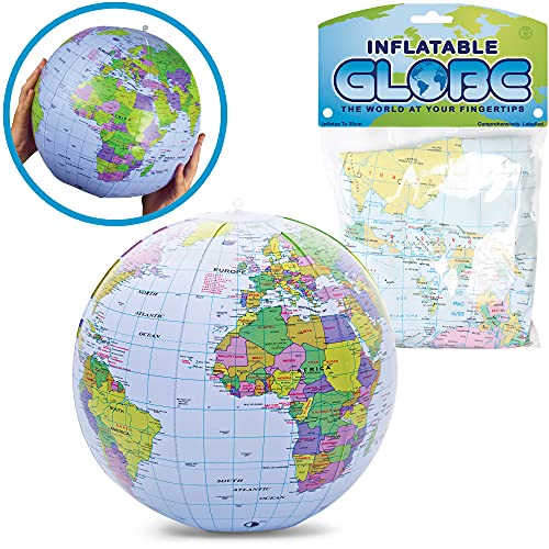 Tobar Inflatable Globe Toy 28cm 7734