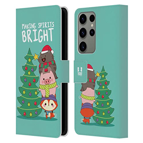 Coque Samsung S23 Ultra portefeuille Wilbur le chat pour vos fêtes