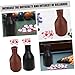 Toddmomy Billiard Dice Prop Set - 2 Portable Plastic Shaker Bottles for Pool Table Number Game Snooker Bottle Props Ideal for Home Bars and Game Rooms
