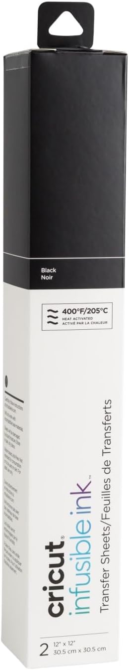 Cricut Infusible Ink Transfer 12x12 2pc Black