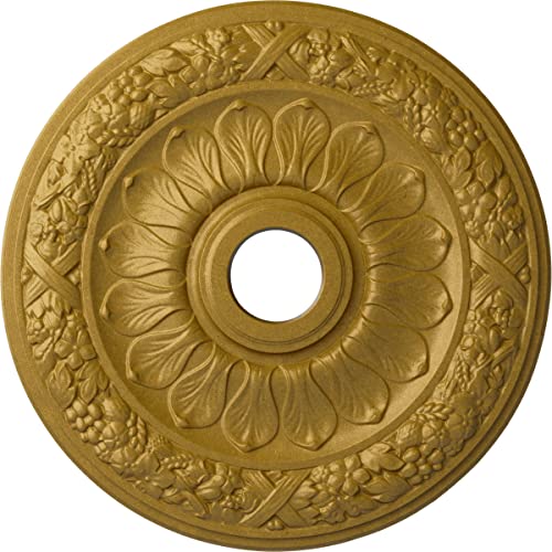 Ekena Millwork Swindon Ceiling Medallion, Pharaoh's Gold