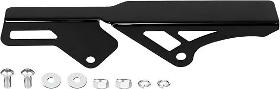 Black Rear Chain Belt Guard Cover for Harley Softail Street Bob, FXDR 114 | Also Fits Fat Bob, Low Rider, Low Rider S, Low Rider ST, Softail Standard, Breakout 2018-2026 M8 Engine