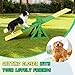 94.5" Adjustable Dog Agility Seesaw 4-Level Height Training Teeter for Small to Large Dogs Sturdy Wooden Dog Agility Equipment with Non-Slip Surface for Backyard Exercise Confidence Course (Seesaw)