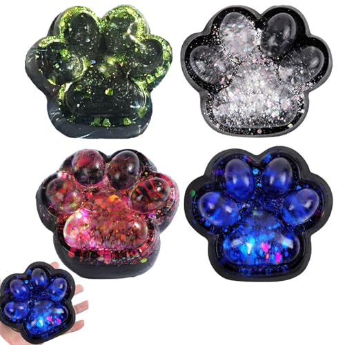 4 Stück Fufu Squishy, Squishy Pfote, katzenpfoten Squishy, Taba Squishy,...
