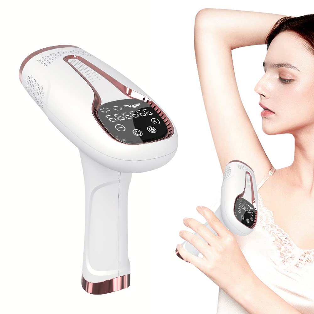 INSYOO IPL-Geräte Haarentfernung Laser Touchscreen Tragbares Pulslaser-Haarentfernungsinstrument 5 Energiestufen Epilierer für Frauen, Männer, Körper, Gesicht, Bikini, Beine Usw