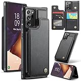 Ranuras para tarjetas de bloqueo RFID: esta funda tipo cartera para GalaxyNote20 Ultra incluye 4 ranuras estándar para tarjetas y un marco de fotos). Puedes llevar tus tarjetas de identificación, tarjetas de crédito/débito, licencia de conductor o una pequeña foto sin llevar tu voluminosa cartera cuando salgas, perfecto para actividades al aire libre y hace tu vida más simple y cómoda. Con material de bloqueo RFID, el tarjetero puede proteger tu información privada en los chips de tus tarjetas de robar a través de señales de radio.