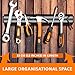 Imagen de Organizador herramientas pared magnetico 6 uds 33 cm x 5 cm panel herramientas pared iman organizador de herramientas organizador de herramientas pared soporte herramientas pared