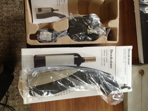 Brookstone Automatic Wine Opener with Foil Cutter
