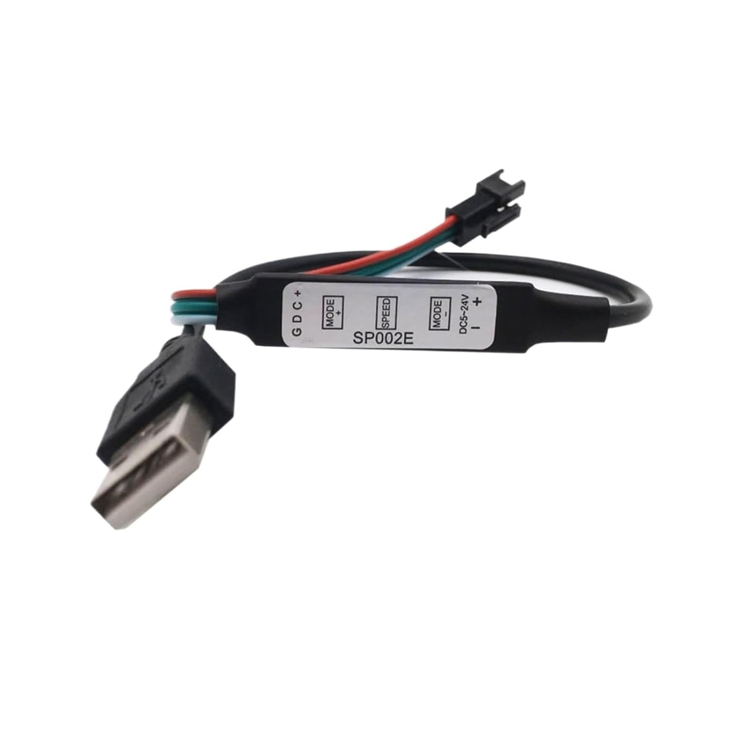 10pcs SP002E WS2812B WS2811 RGB LED Strip Light Controller U/3-Pin Snap-in Connector Mini 3-Key(2pin Wire Only)