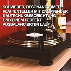 Reloop Turn 5 – Quartz-Controlled HiFi Turntable with Powerful Drive, brushless, Direct Driven DC Motor, Aluminium… - Les Beatles, Paul McCartney, John Lennon, RIngo Starr, George Harrison Reloop Turn 5 - Quartz-Controlled HiFi Turntable with Powerful Drive, brushless, Direct Driven DC Motor, Aluminium… – Image 4