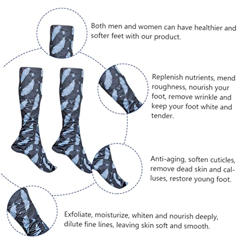 GLEAVI 1 Par De Máscara Para Os Pés Acessórios De Limpeza Máscara De Peeling Para Os Pés Esfoliante