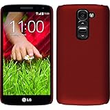 PhoneNatic Funda Rígida Compatible con LG G2 Mini - Goma Rojo - Cover Cubierta + Protector de Pantalla PhoneNatic Funda Rígida Compatible con LG G2 Mini - Goma Rojo - Cover Cubierta + Protector de Pantalla