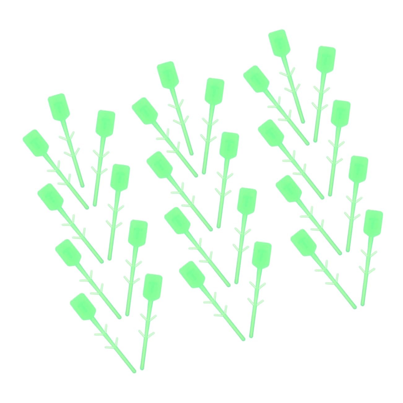 IWOWHERO 300pcs Fire Extinguisher Accessories Glow Sticks LED Strip Fire Extinguisher Pull Pins Tamper Seals Door Lock Fire Extinguisher Pin Seal Fire Extinguisher Supplies Green Plastic