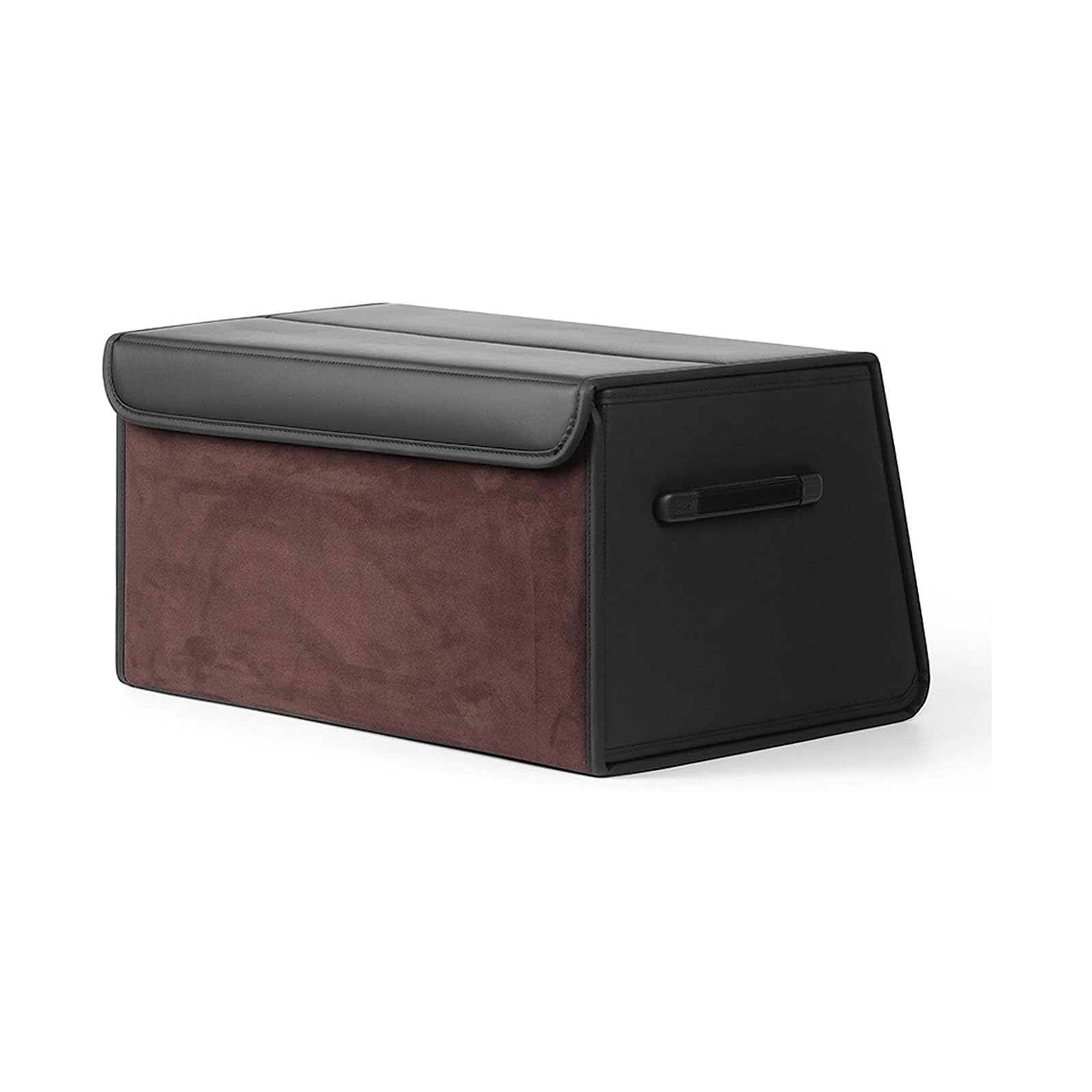 Dfrywdgsey Brown Multipurpose Car Trunk Storage Organizer With Lid(Brown)
