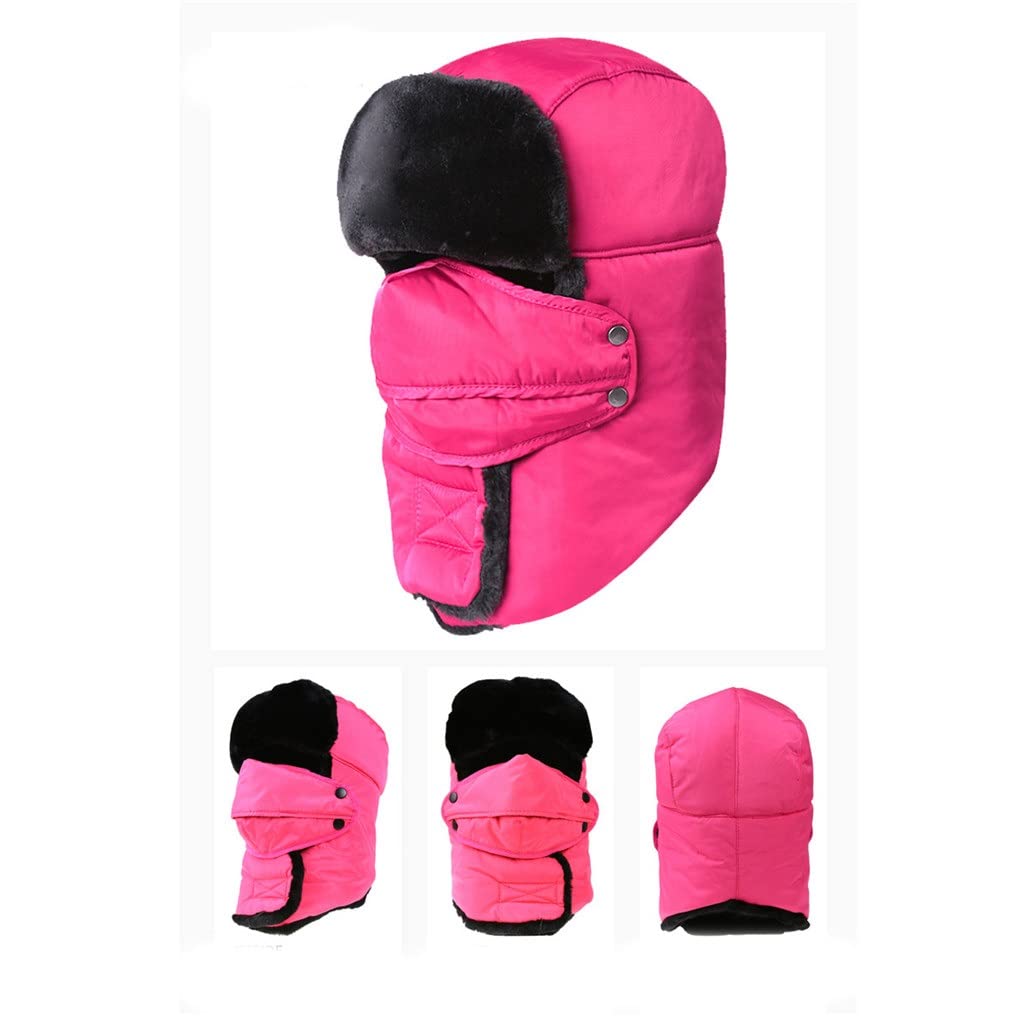 Czapka zimowa męska Lei Feng Hat Neck Czapka zewnętrzna Ciepła damska czapka bawełniana Zagęszczona czapka zimna (kolor: D, rozmiar: jeden rozmiar)