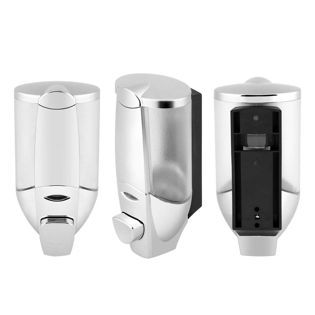 Dispensador de Jabón Manual Montado en Pared Ducha de Baño Ducha de Champú Dispensador de Loción Líquido de Limpieza 300Ml Socialme-EU