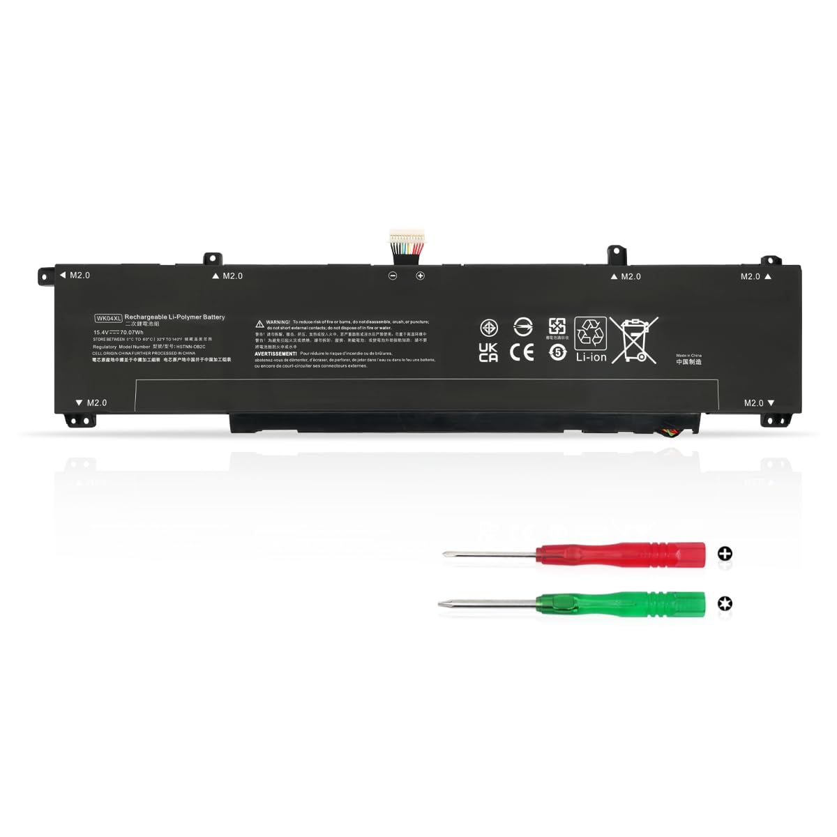 15.4V 70.07Wh WK04XL Laptop Batería para HP OMEN 16-C 16-B Victus 16-D 16-E 15-FA0029TX 16-D0001UR 16-D0002NA 16-D0000NC 16-D0001UR 16-D0002NA 16-D0004NL Series WK04070XL M39179-005 M38822-171