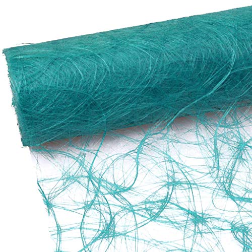 HKT Home Deco Sizoweb Chemin de Table Turquoise 20 cm Rouleau 25 m 64 020 de r
