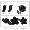 JAKI 12 Roses Bouquet Building Set with Heart-Shaped Gift Box Base, 528PCS Gothic Matte Roses Artificial Flower Building Blocks, Gift for Christmas,Valentines, Home Office Decor for Adults Women Girls