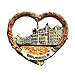 3D Brüssel Belgien Kühlschrankmagnet Reise Souvenir Kühlschrank Magnet Aufkleber Handbemalt Handwerk