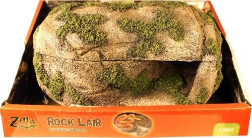 Zilla Rock Lair for Reptiles Large - (11" L x 8" W x 6" H) - Pack of 2