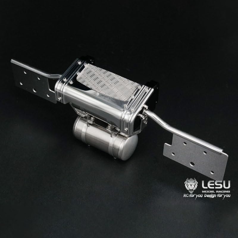 TOUCAN RC HOBBY LESU Taillight Double Gas Tank 1/14 for Tamiya RC Car Tractor Semi Truck Dumper