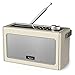 Produktbild DAB / DAB Plus Radio / UKW Radio mit Bluetooth, Tragbares Digitalradio Retro Bluetooth Radio mit wiederaufladbarem Akku für biszu 15 Stunden Wiedergabe, LCD-Bildschirm, Aux und Headphone Anschlüsse
