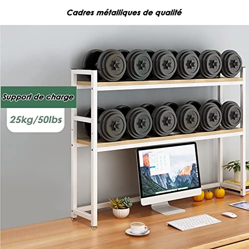 Estantería de bricolaje industrial tipo B para escritorio de oficina 7