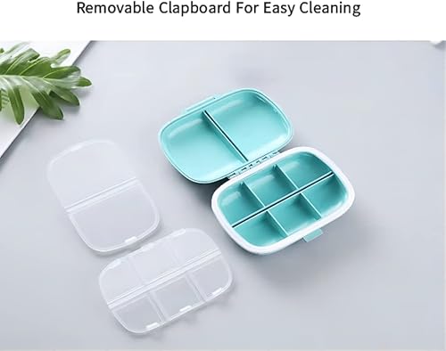 Miniatura 3 de Organizador diario de píldoras, pastillero MUQINGWAN y píldora cómoda fácil de llevar. Vitaminas. Aceite de pescado. Tabletas de calcio. Suplemento