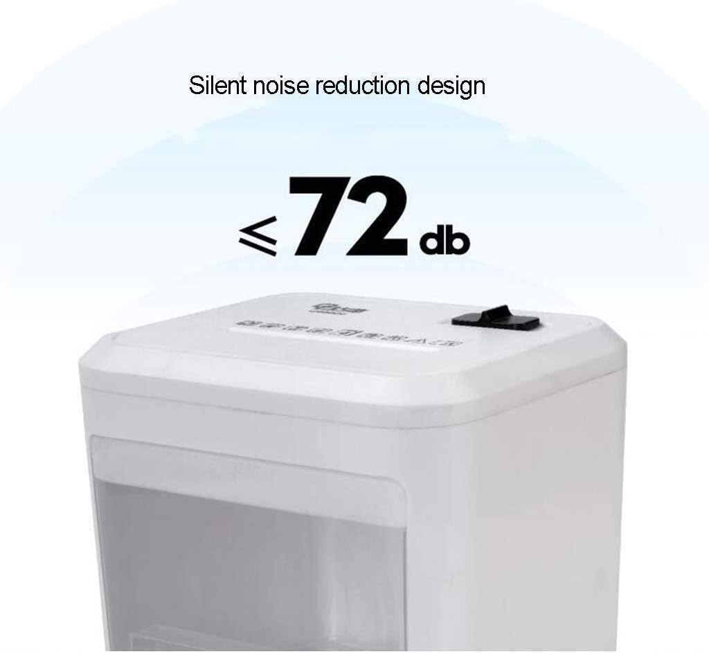 Strip Cut Paper Shredder, Destroys CD, Credit Cards, Paper Clips with Office Supplies Chippers Shredder, 3.5L Small Shredder, Office Consumer