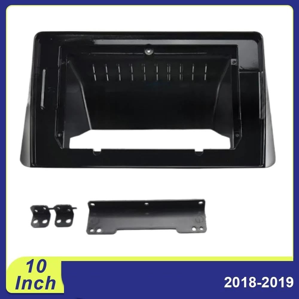 Générique Cadre de façade d'autoradio Kit De Tableau Bord Android Voiture 10 Pouces pour Mitsubishi pour Eclipse 2018-2019 - CANBUS Et Cadre Autoradio Tableau de Bord(Frame Set)