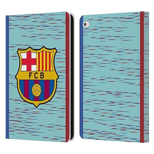 Head Case Designs Officially Licensed FC Barcelona Third 2023/24 Crest Kit Leather Book Wallet Case Cover Compatible with Apple iPad Air 2 (2014)