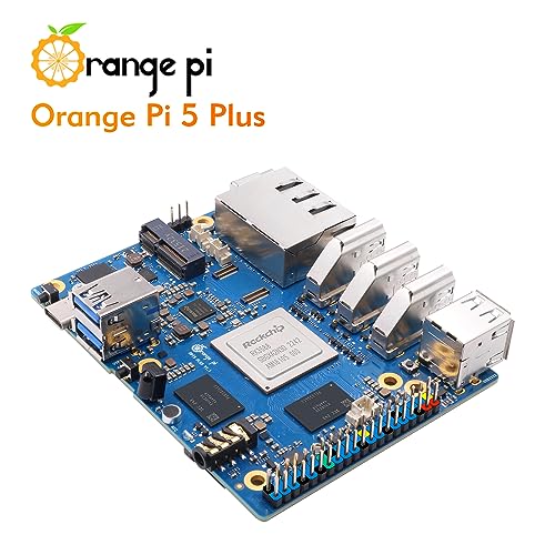 Image of Orange Pi 5 Plus 8GB RK3588 8 Core 64 Bit Single Board Computer, 2.4GHz Frequency 8K Video Decoding Open Source Development Board Run Orange Pi OS, Android, Debian, Ubuntu