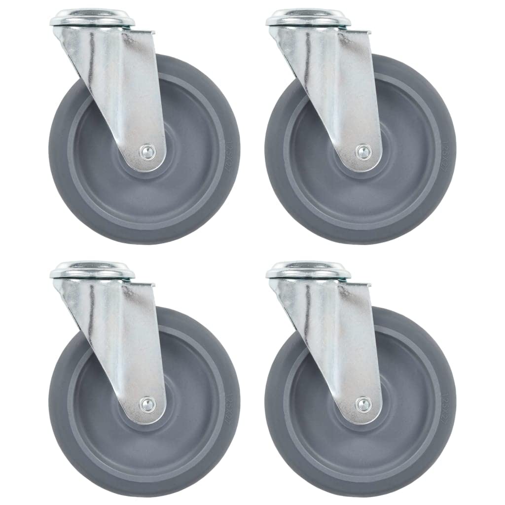 RRIUTO Set di 12 Ruote per Mobili, Ruote per Carrello 50mm