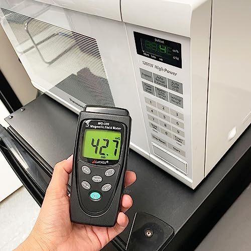 LATNEX MG-300 LF Magnetfeldmessgerät, misst EMF von Hochleistungsübertragungsleitungen, Geräten und elektrischen Leitungen – perfekt für EMF-Hausinspektionen