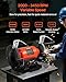 VEVOR Bench Grinder, 8-inch Variable Speed Bench Grinder, 2000-3450RPM Table Grinders with 550W 5.0A 3/4Hp Induction Motor, 36/60-Grit Grinding Wheel & Adjustable Eye Shield for Sharpening Grinding